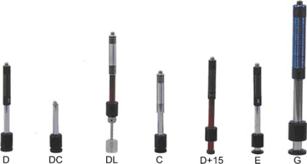 北京時(shí)代里氏硬度計(jì)探頭沖擊裝置,DC,D,DL,D+15,C,G,E